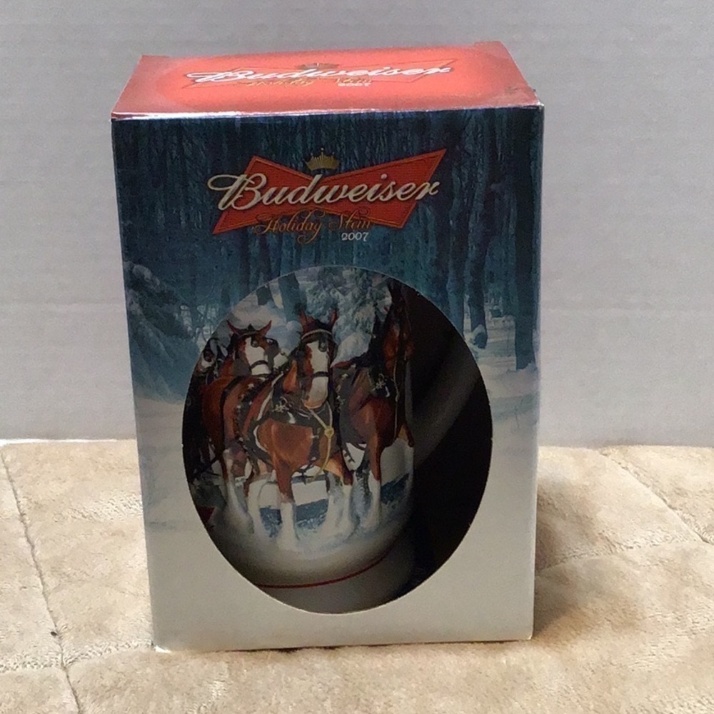 Budweiser Christmas Stein “Winter’s Calm” 2007